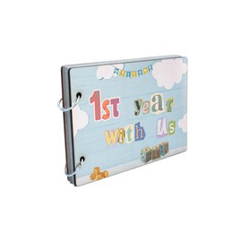 Baby's First Year Milestones Scrapbook (scrap-ha23-withusrg)
