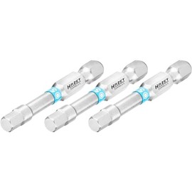 HAZET 5-2204NSLG-5/3 Hexagonal Bit 6.3 (1/4 Inch) Internal Hexagonal Profile Long Design Pack of 3