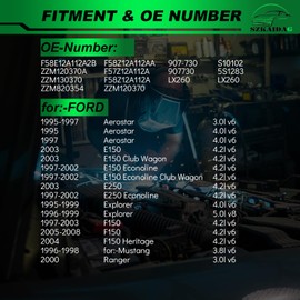 SZKAIDAG Camshaft Position Sensor for:-Ford F150 Ranger E150 E250 Econoline Windstar for:-Mustang Aerostar for:-Mazda B3000 B4000 for:-Mercury Mountaineer 3.0L 3.8L 4.0L 4.2L 5.0L OE# F58E12A112A2B