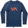 RVCA Men's VA Rash Guard, Midnight, X-Large