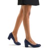 mysoft - Zapatos de tacón para mujer, marino, 9 US
