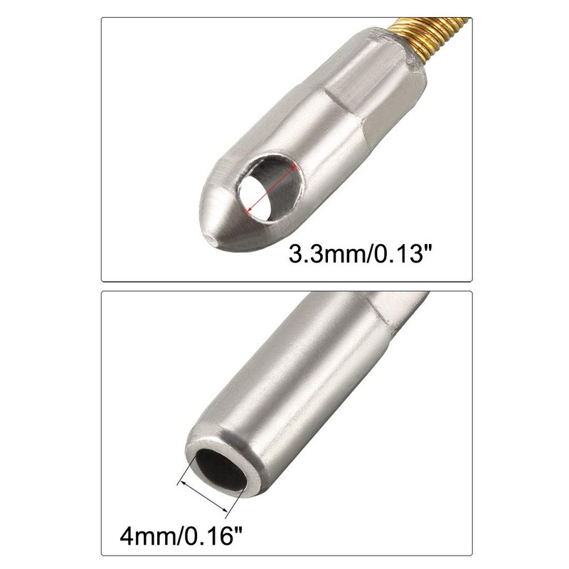 uxcell 175mm/6-inch Flexible Fish Tape Replacement Leader Wire Cable Puller