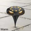 12-LED Solar Ground Lights for Outdoor Landscaping – IP65 Waterproof