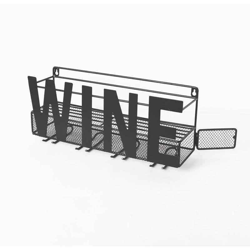 SODUKU Wall Mounted Metal Wine Rack - Wine Rack Wall