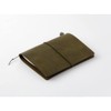 DESIGNPHIL 15343006 Traveler's Notebook, Passport Size, Olive