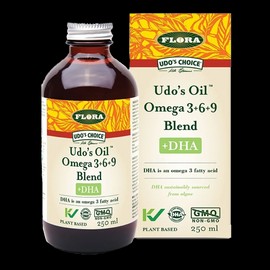 Flora Udo's Oil Omega 3+6+9 Blend + DHA 250mL