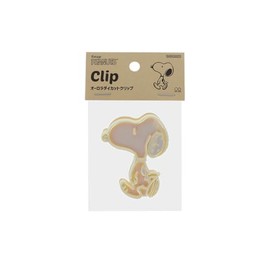 Sun-Star Stationery Snoopy Goods Clip, Aurora Die Cut Clip, Snoopy S3626288