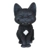 Ebros Sinister TeeHee Pets Grinning Black Cat Figurine 4"Tall Wild