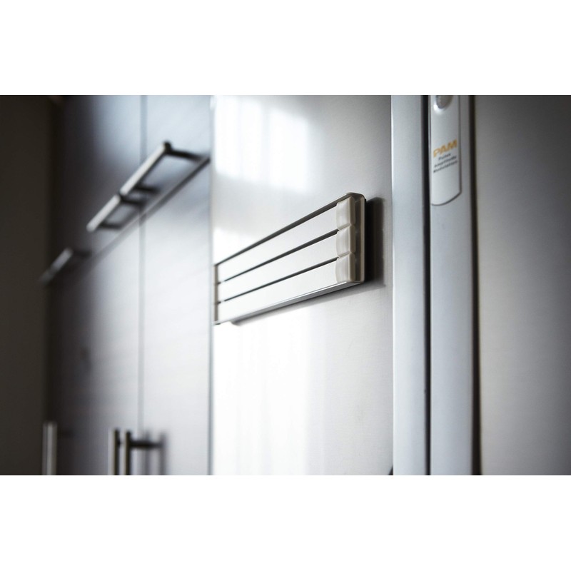 Yamazaki Tower Tea Towel Holder, Steel, White, One Size