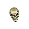 A ABSOPRO Skeleton Skull Bone Style Car Emblem Badge 3D