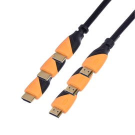 TPFNet 3 Pack 3 m HDMI Cable 2.0 (Gold-Plated Connectors and Metal Shielding) High Speed, Ethernet, UHD, 4K, 3D, Black