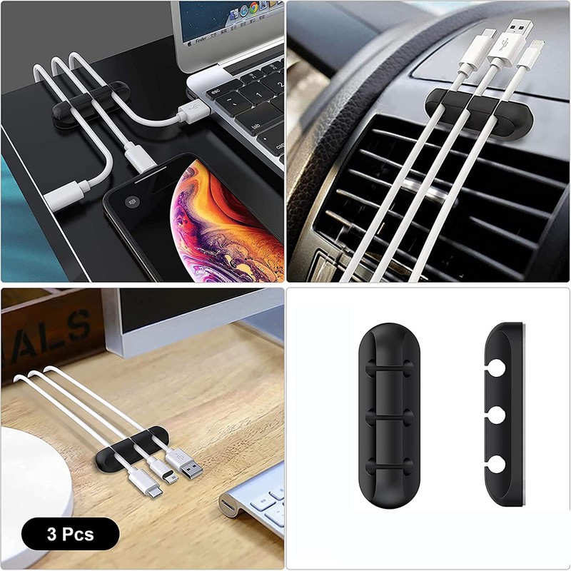 Tiardey 10 x Cable Clip Holder and 2 x 16
