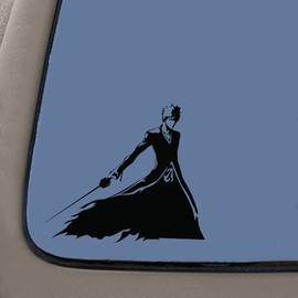 DD063 Bleach Ichigo Inspired Decal Sticker | 7.5-Inches By 6.5-Inches | Premium Quality Black Vinyl