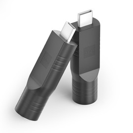 2 PCS Starlink Mini Cable Adapter DC to USB Type C Converter for Starlink Mini Accessories Input 20V Type C Male to DC 5.5 x 2.1mm Female Starlink Mini DC Power Adapter Work with 100W PD Source Black