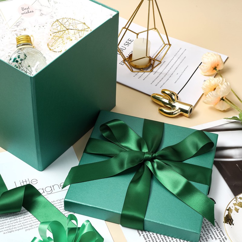 RUSPEPA Medium Birthday Gift Box with Lids, Ribbon and Tissue