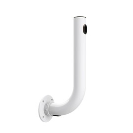 Pole Mount, Antennas Mount,Easy Installation Pole for Outside Home Antenna Installation. Hide and Protect Cable of Equipment. (White, 11.8 in)