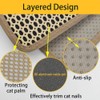 LAJEF Cat Nail File Scratcher Wrapped Around Cat Scratching Post,