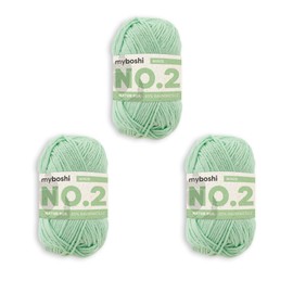 Myboshi Crochet and Knitting Yarn, Model No. 2, with Kapok Fibre, Light Yarn