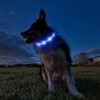 MASBRILL RGB Lighted Dog Collar - Flashing LED, Rechargeable, Water-Resistant