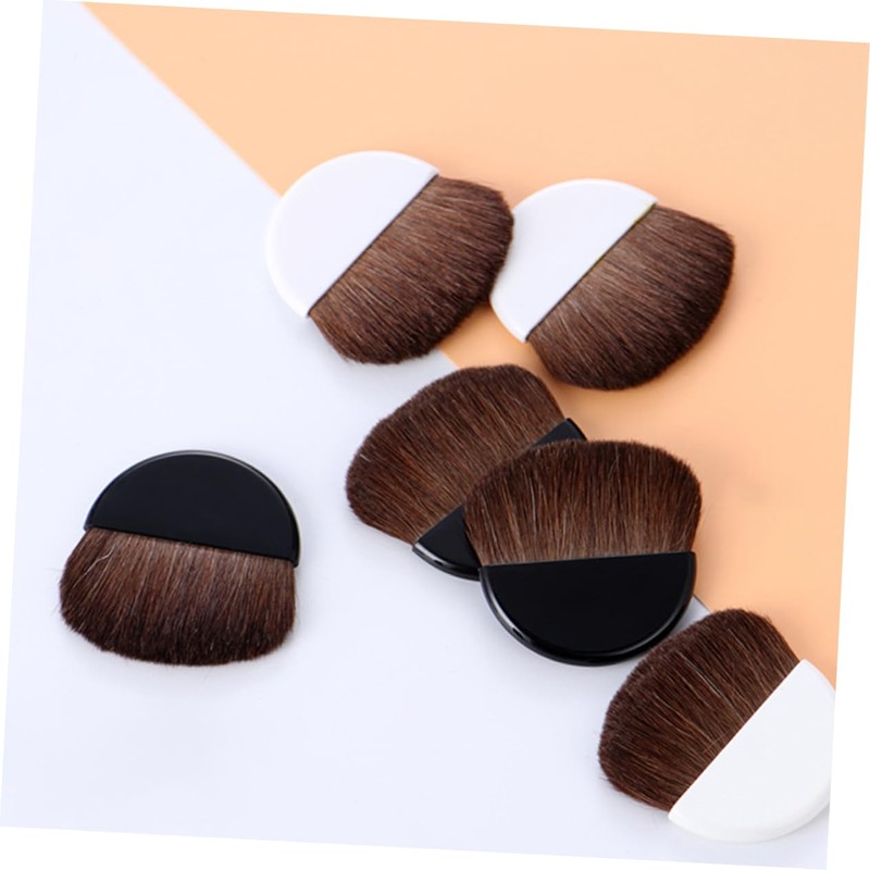 FOMIYES 2sets Professional Makeup Brush Blush Brush Set Portable Horsehair