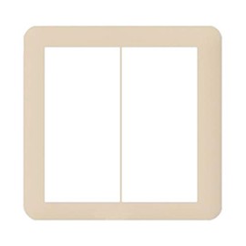 Panasonic WTC7102F Cosmo Series Wide 21 Switch Plate, 2 Connections, Beige