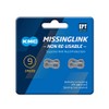 KMC Unisex's 9 Speed EPT MissingLink Joining Link, Dark Silver,