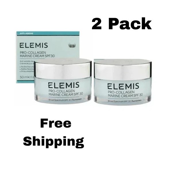 Paquete de 2 Crema Marina Elemis Pro-Collagen FPS 30 50