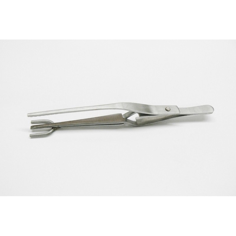 Half-Shank Tweezer Jewelry Soldering Tweezers for Rings Stainless Steel 6-1/2”