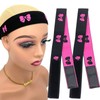 Atimiaza 2 Pcs Elastic Bands for Wig, Lace Melting Bow