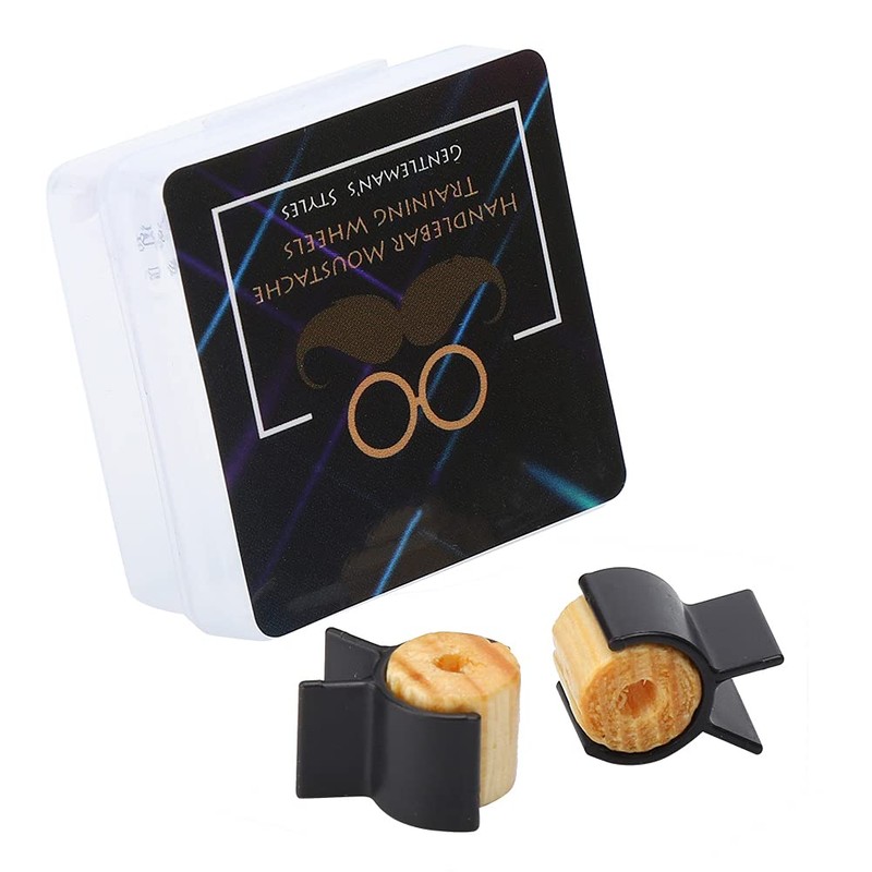 Acouto Handlebar Moustache Training Wheel Men Mustache Styling Template Beard