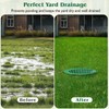 Apxton 4 Inch Green Angled Drainage Grate for Yard Drain,