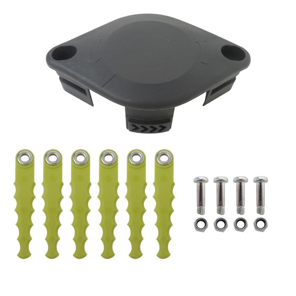 Zafina-UP Weed Eater Bladed Head with 6 Replacement Blades Compatible