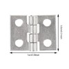 Operitacx 75Pcs 4 hole small hinge soft close hinges tiny