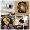 Sibba Black Pot Holders with Pocket, 2 Pcs Cotton Heat