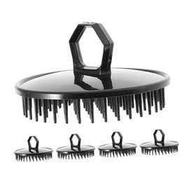 minkissy Multifunctional Travel Hair Brush 5pcs Scalp Massager Brush Cleaning Design for Easy Carrying