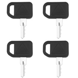 OTOTEC 4Pcs Ignition Keys Replacement AM131841 AM101600 AM102439 Compatible with John Deere 130/160/ 165/170 Construction Machine Key