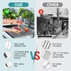SIGERPAMA Roll Up Dish Drying Rack Over The Sink with