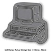 A8 'Retro Computer' Unmounted Rubber Stamp (RS00035647)