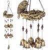 Gardenvy Bird Nest Wind Chime, Bird Bells Chimes with 12