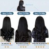 LaaVoo Clip-In Real Hair Extensions Brown Real Hair Extensions Clip