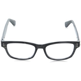 Foster Grant Conan Multifocus Rectangular Reading Glasses, Black and Milky Grey/Transparent, 54 mm + 3.5 (5010366-350)
