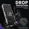 FUNDIARY Transparent Case for Switch 2(2025) with Hollowed-Out Design, [Shockproof]