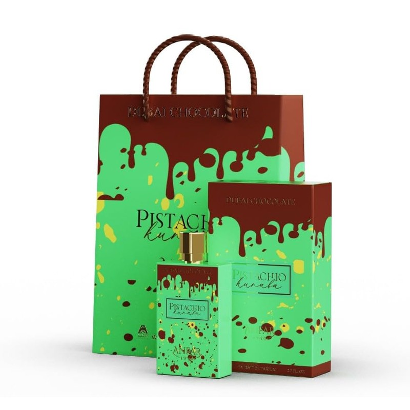 AROMA CONCEPTS Dubai Chocolate Perfume Pistachio Kunafa Fragrance Edp 2.7
