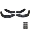 SEBLAFF 4-Pack Golf Cart Standard mudflap Flares Fronts and Rear