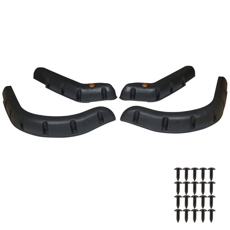 SEBLAFF 4-Pack Golf Cart Standard mudflap Flares Fronts and Rear