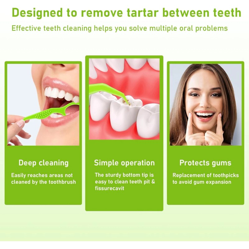 YYING 300-Count Dental Floss Picks – Extra Strong, Fresh Mint,