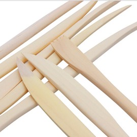 VILLCASE 30pcs Wooden Clay Carving Modeling Tools, Double Ended Clay Sculpture Tools, Polymer Pottery Dough Modeling Tools Ceramic Tools for Cutting, Carving and Smoothing