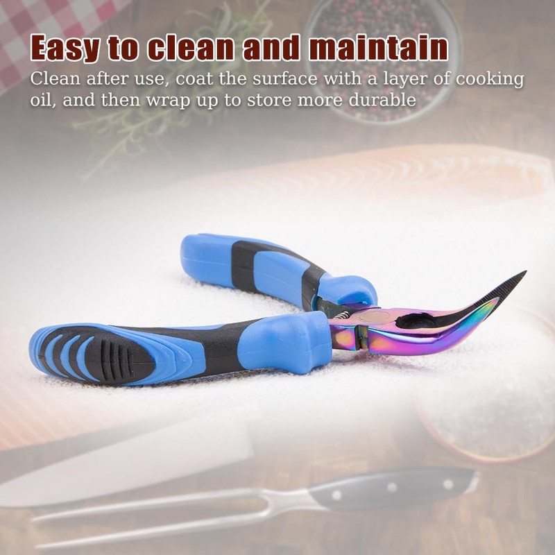 ZORZA 1Pcs Premium Fish Bone Pliers Sharp Fish Deboning Tool