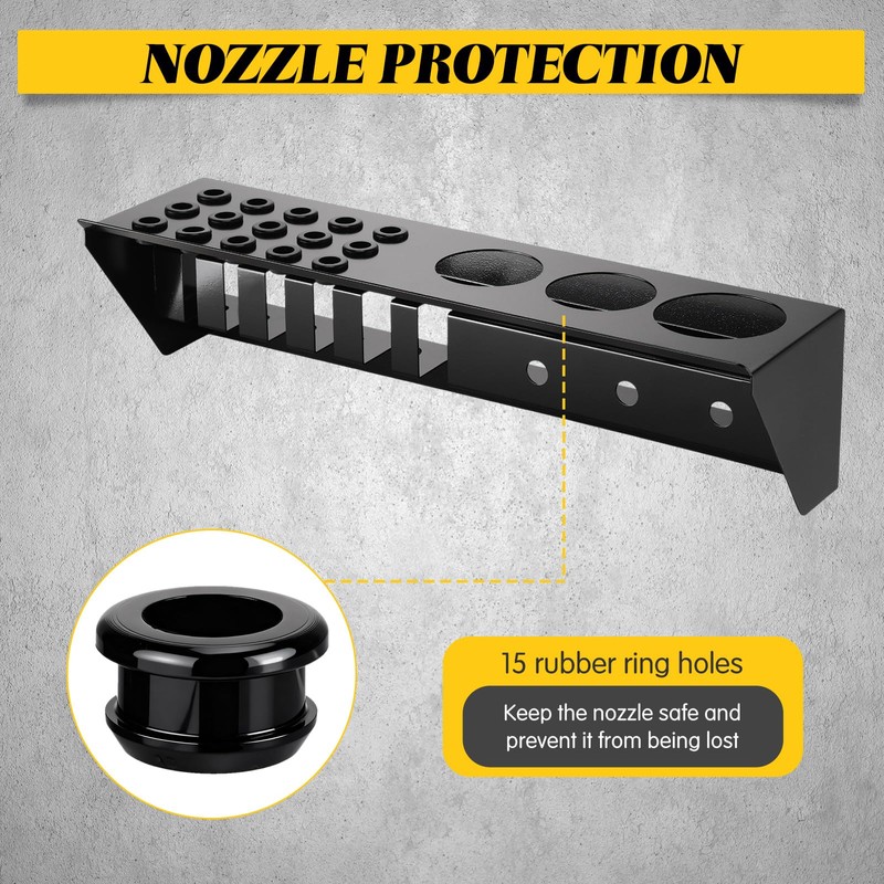 Otoolling Pressure Washer Gun Holder Foam Cannon Holder Wall Mount
