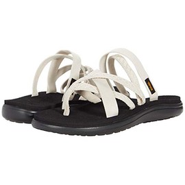 Teva Women's Ankle-Strap W VOYA ZILLESA, Mahani White Swan, 7